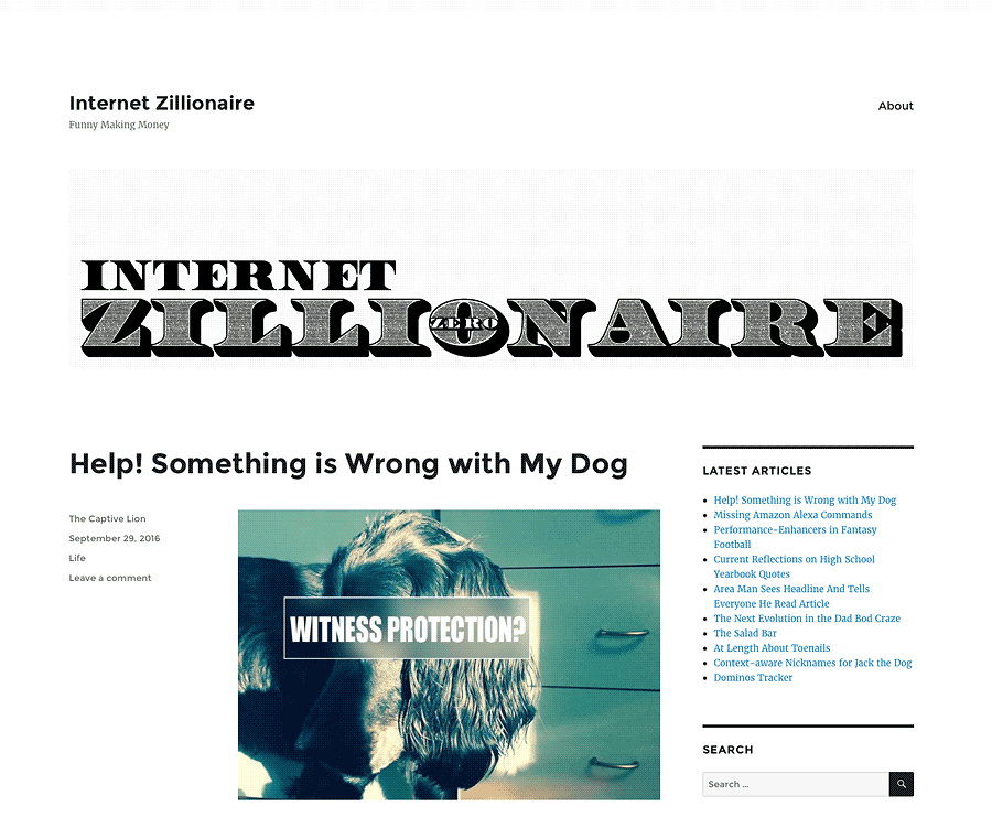 Internet Zillionaire screenshot